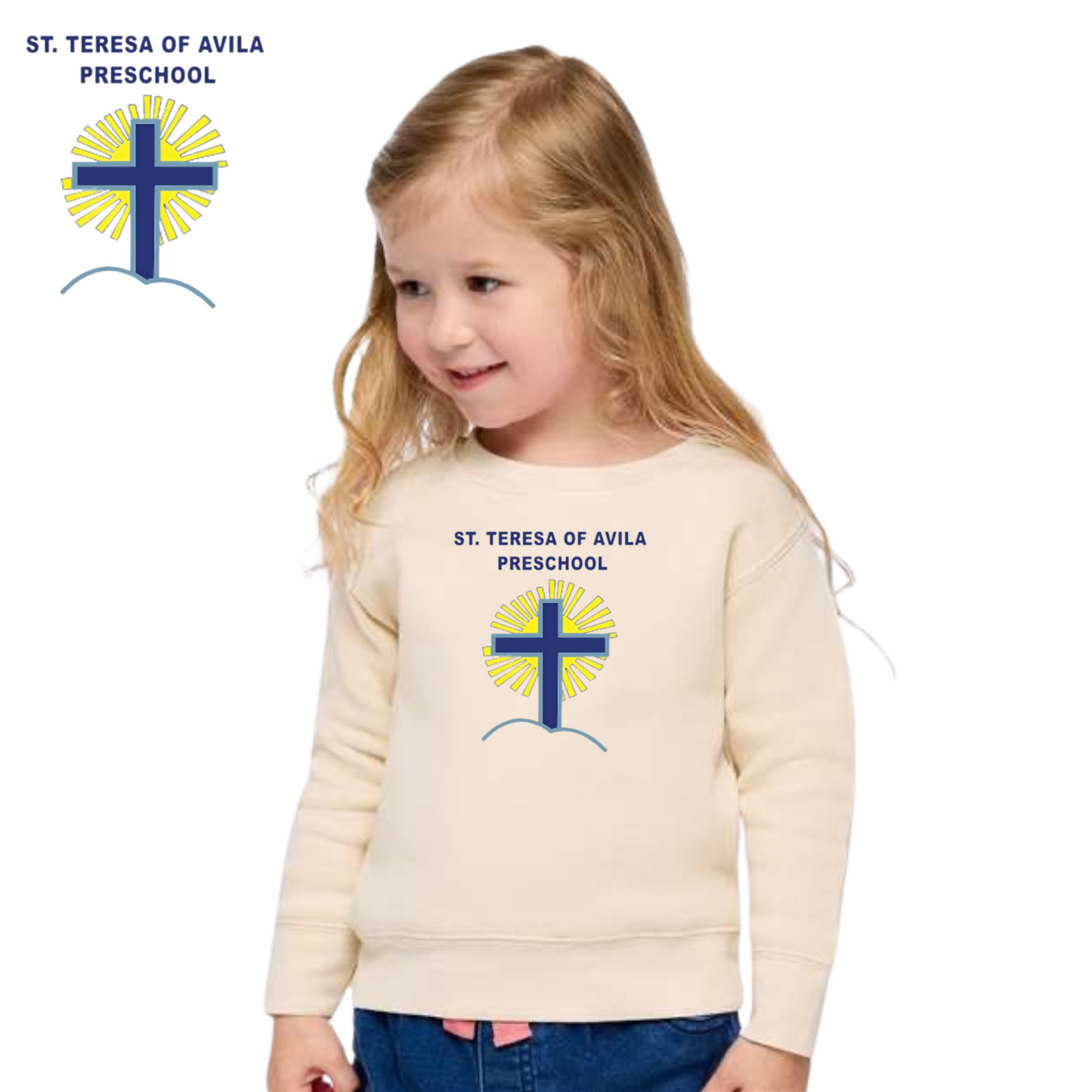 Rabbit Skins Toddler Fleece Crewneck Sweatshirt