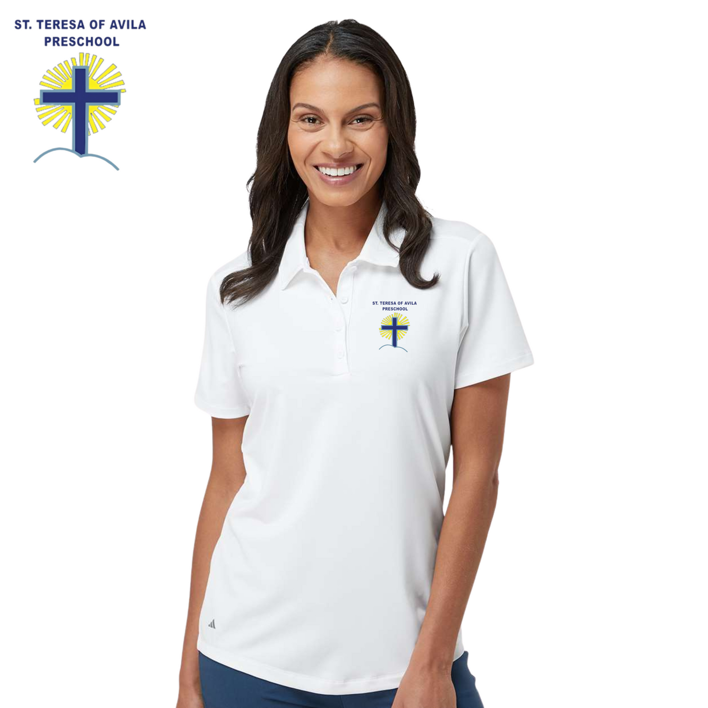 Women's Adidas Ultimate365 Solid Polo
