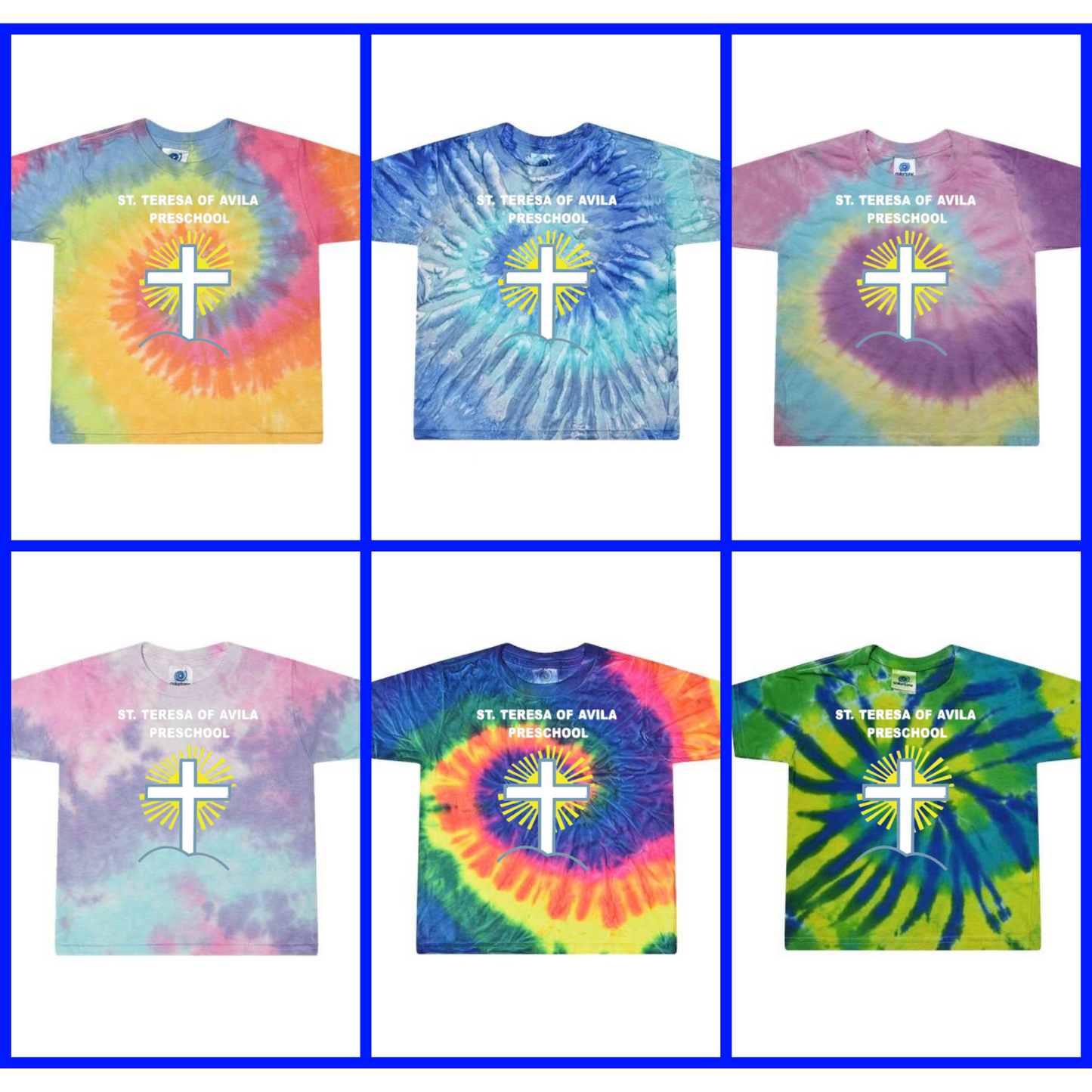 Colortone Toddler Tie-Dyed T-Shirt