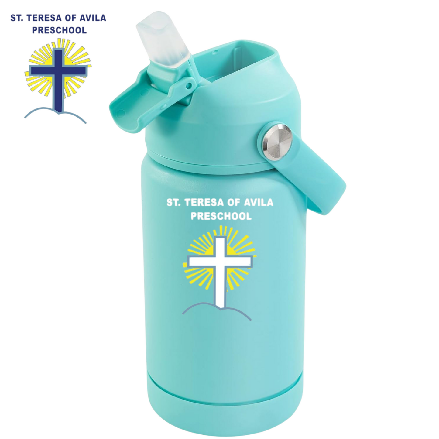 12oz Stainless Steel Insulated Water Bottle w/ Students Name