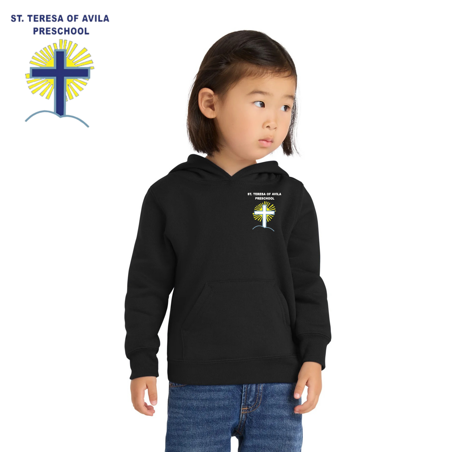 Port & Co ™  Toddler Core Fleece Pullover Hooded Sweatshirt