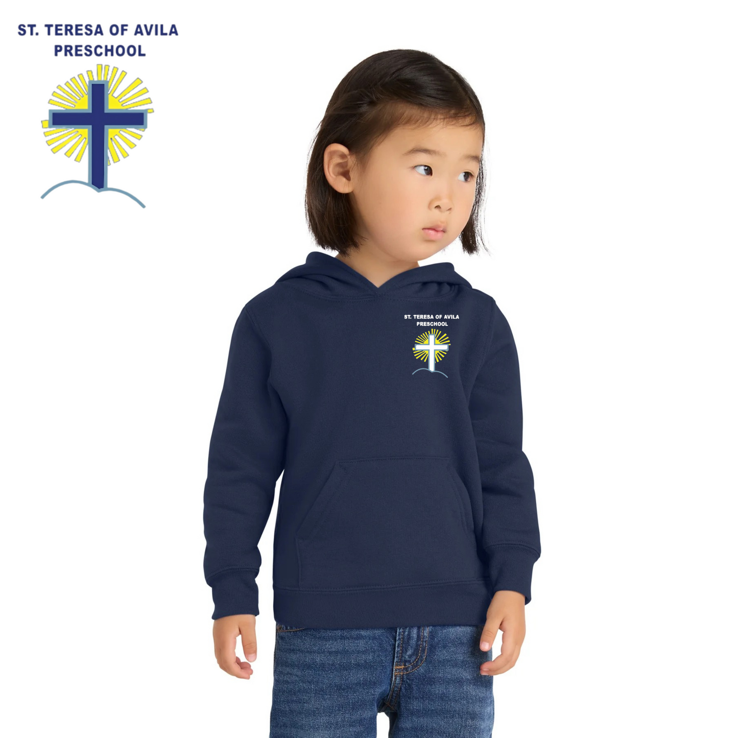 Port & Co ™  Toddler Core Fleece Pullover Hooded Sweatshirt