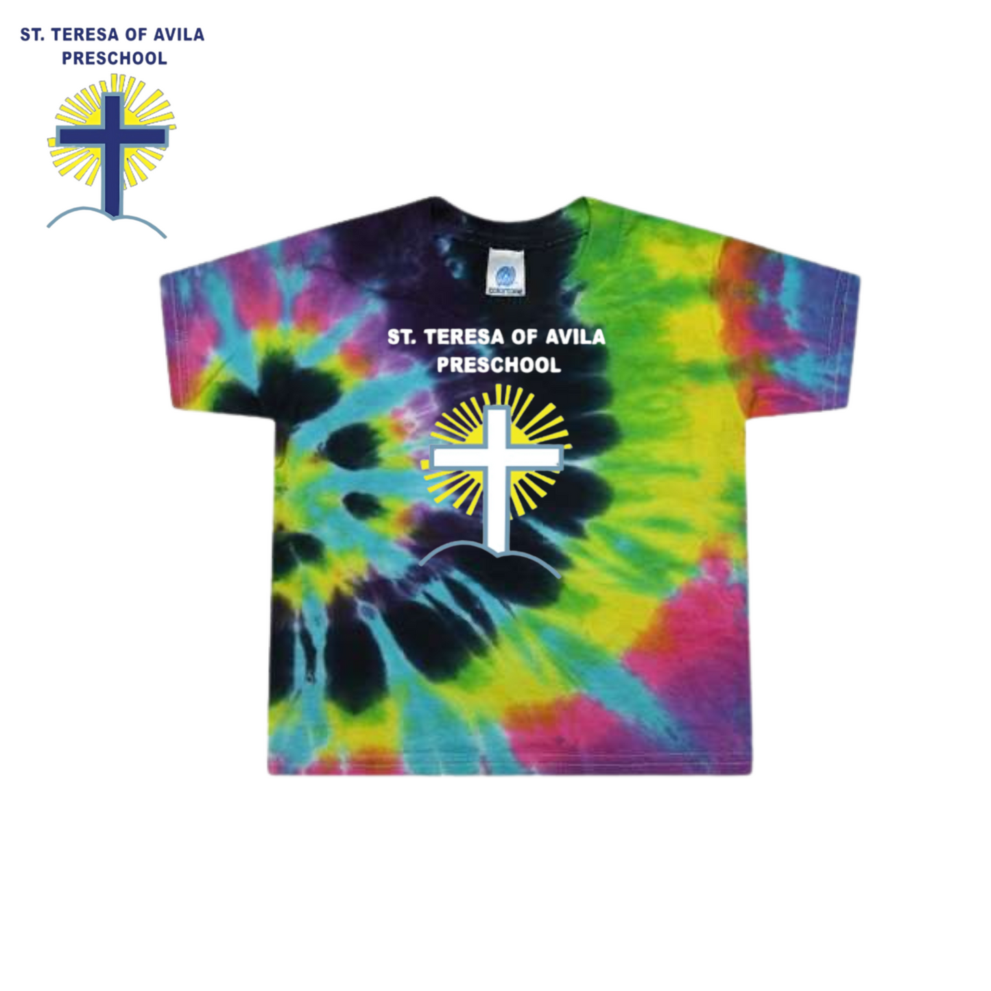 Colortone Toddler Tie-Dyed T-Shirt