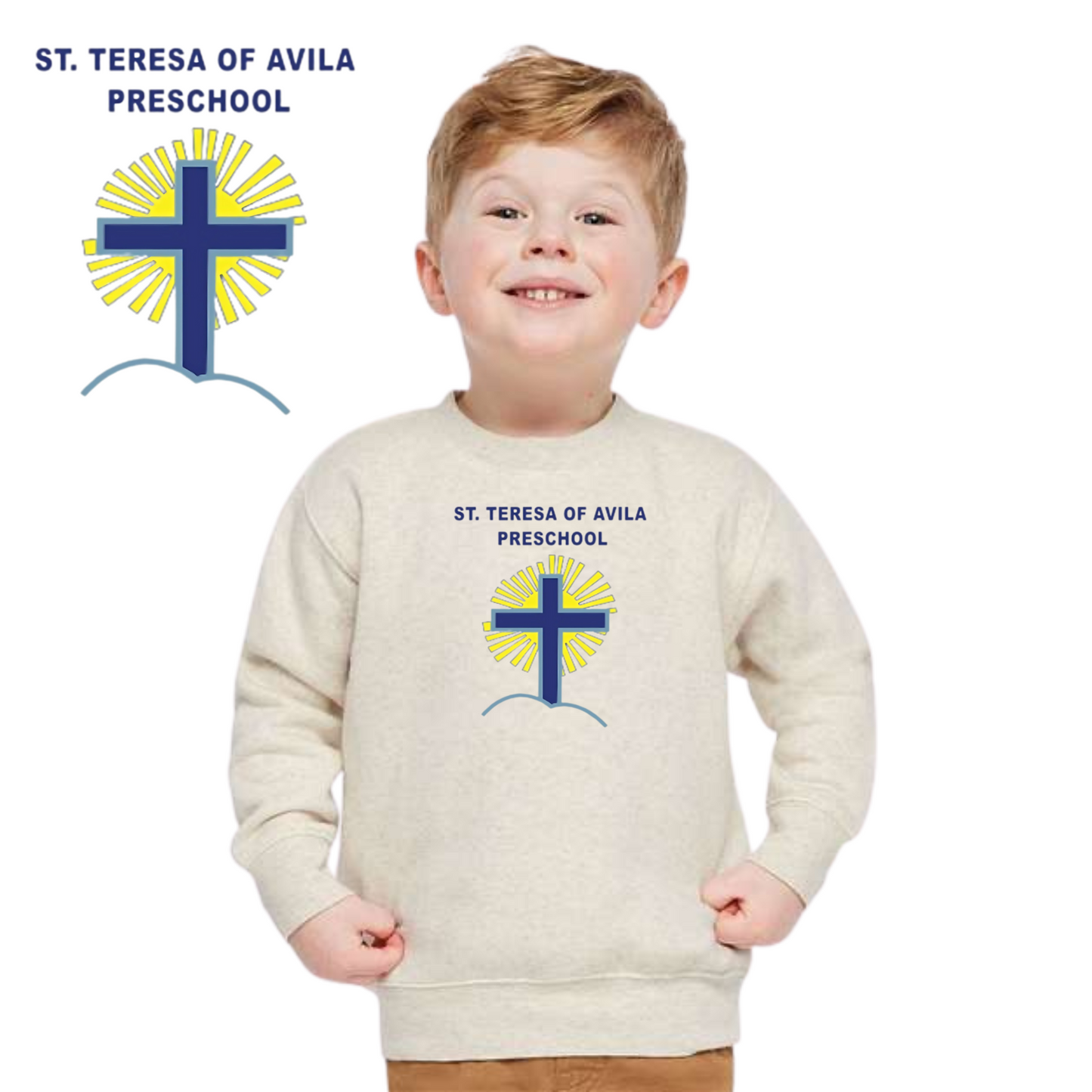 Rabbit Skins Toddler Fleece Crewneck Sweatshirt