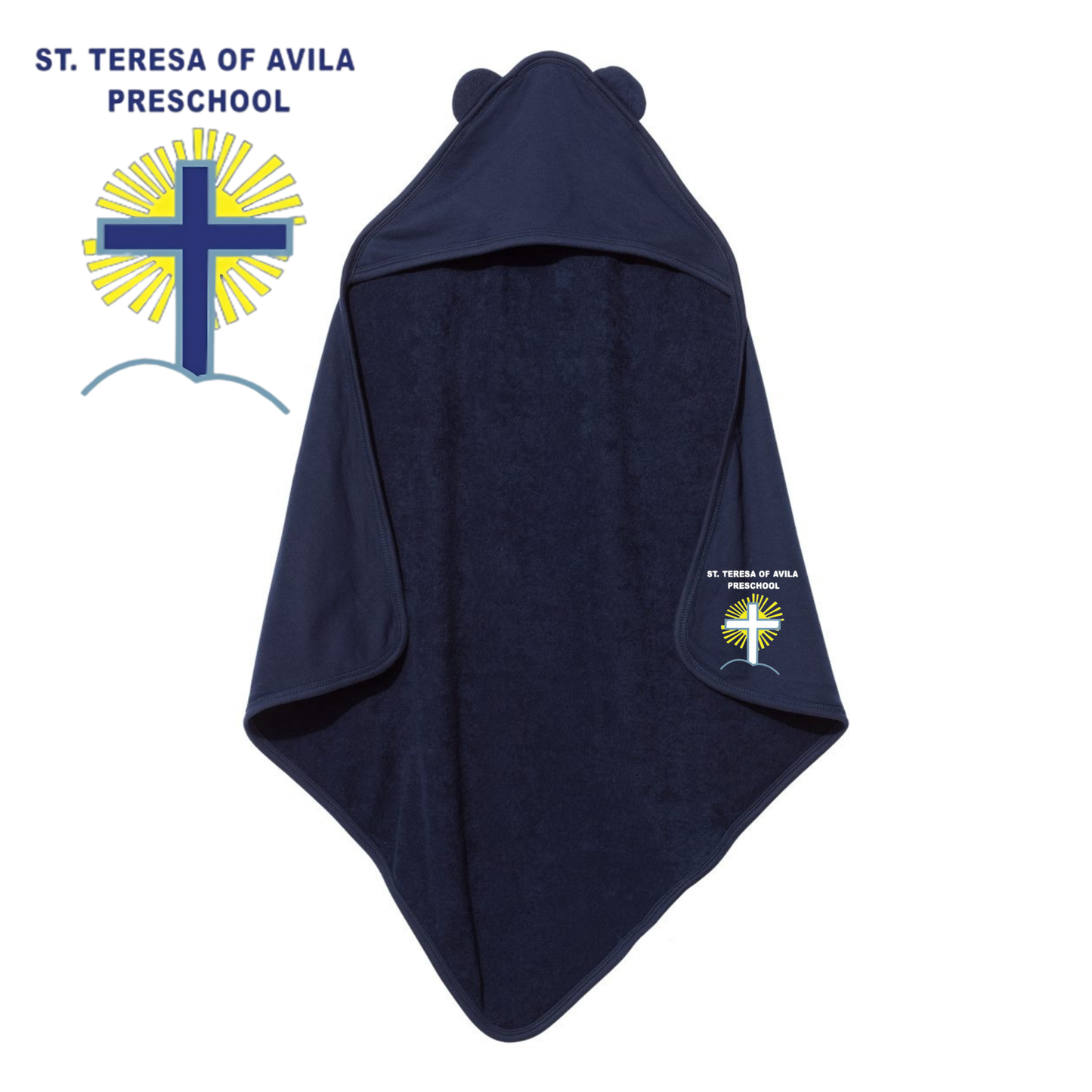 Rabbit Skins Terry Cloth Hooded Towel with Ears