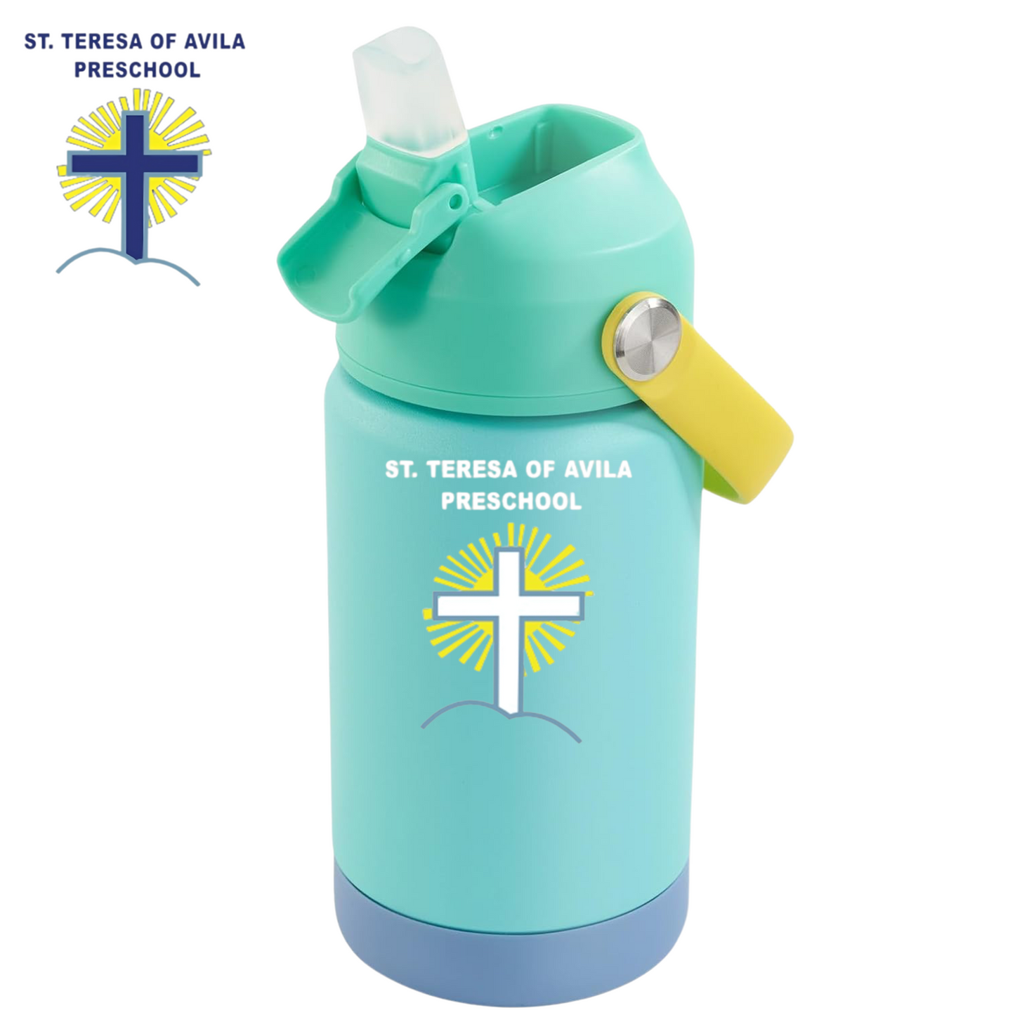 12oz Stainless Steel Insulated Water Bottle w/ Students Name