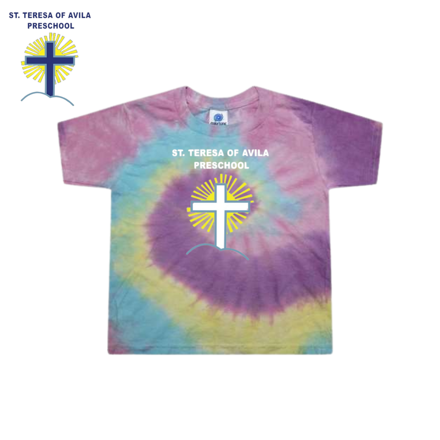 Colortone Toddler Tie-Dyed T-Shirt