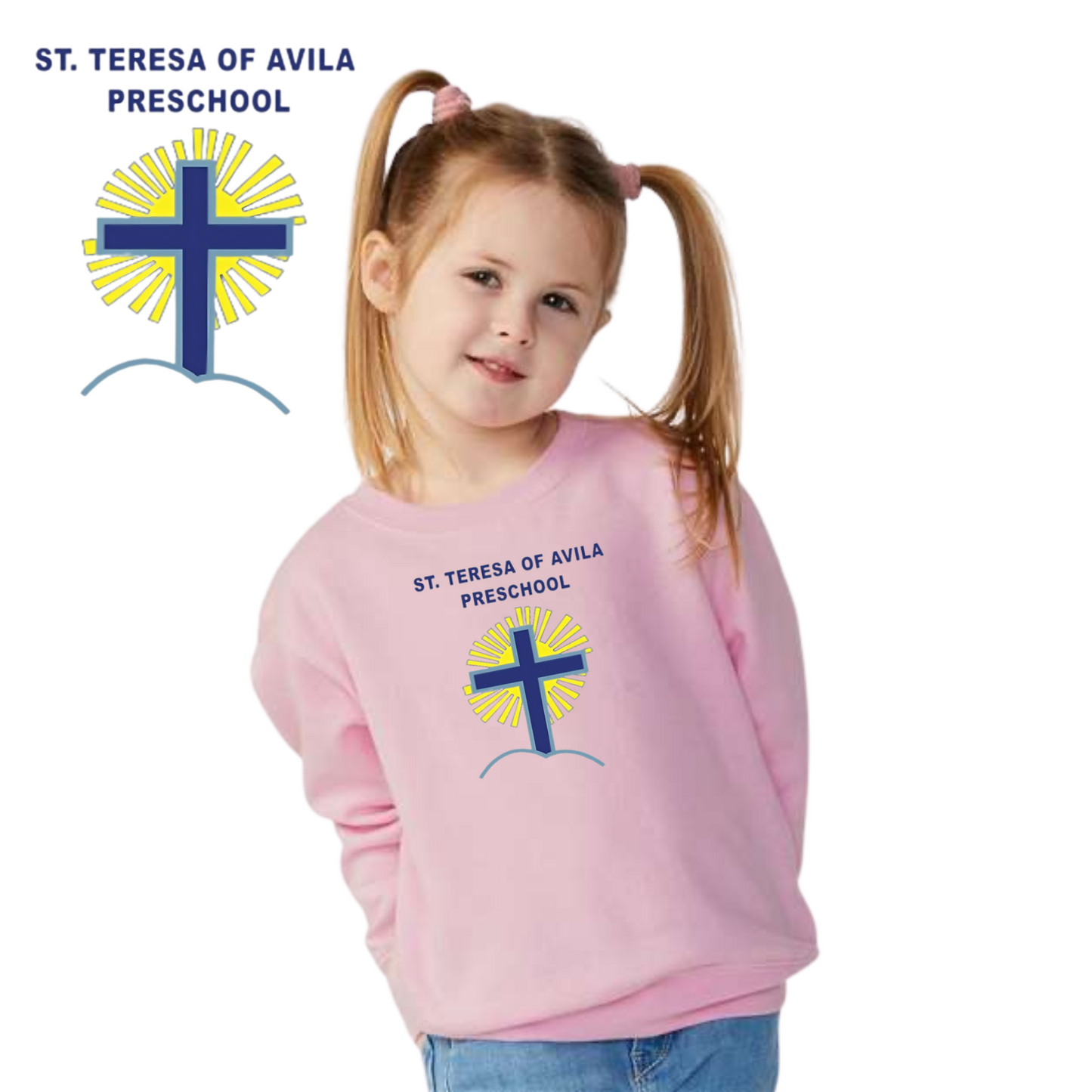 Rabbit Skins Toddler Fleece Crewneck Sweatshirt
