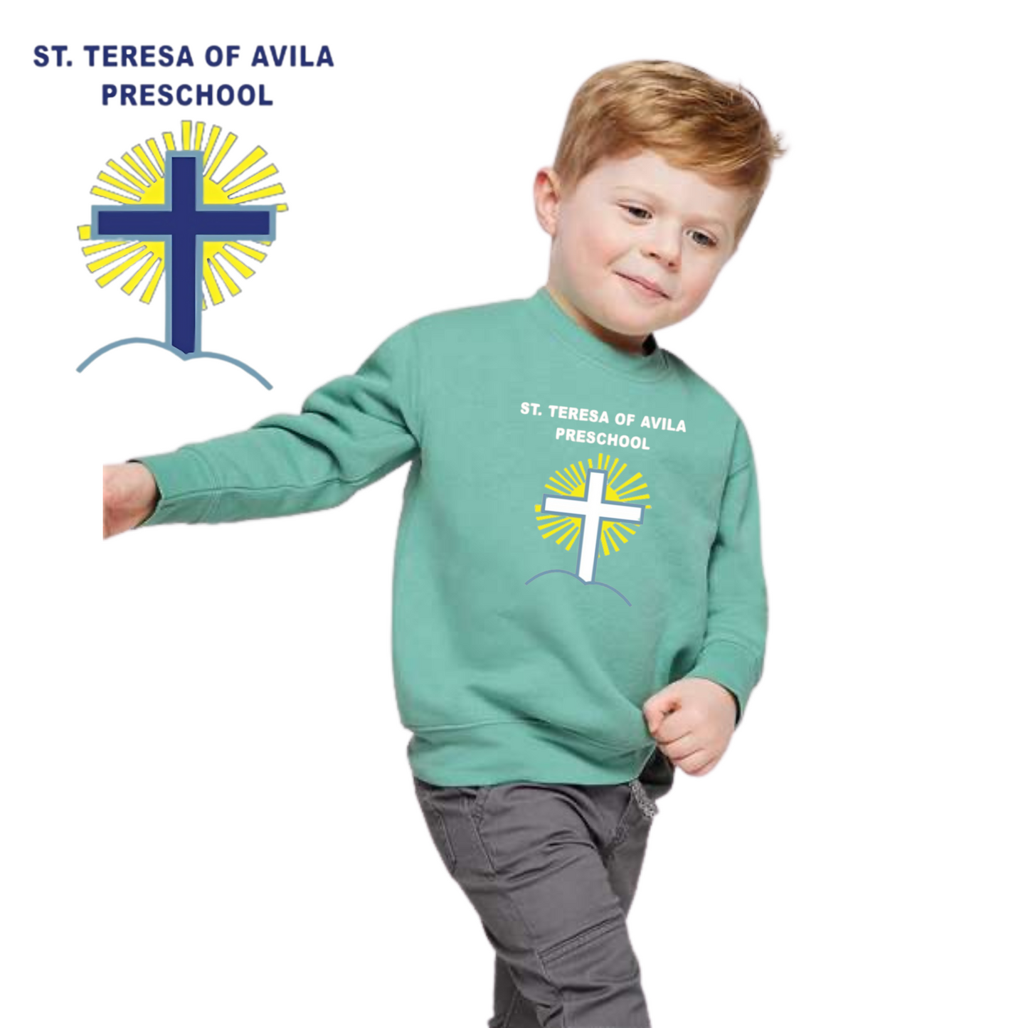 Rabbit Skins Toddler Fleece Crewneck Sweatshirt