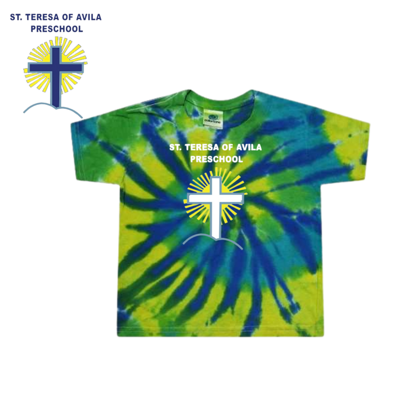 Colortone Toddler Tie-Dyed T-Shirt